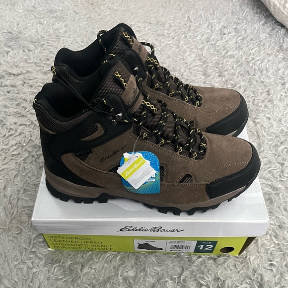 NWT! Brand new Eddie Bauer Brighton hiking boots size 12 - Picture 2 of 14